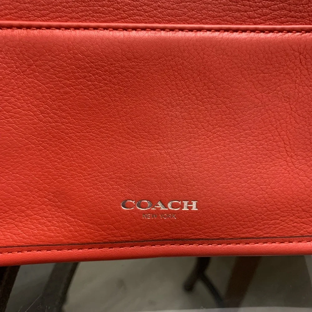 Coach 19914 Red Leather Crossbody Bag - Picture 5 of 10